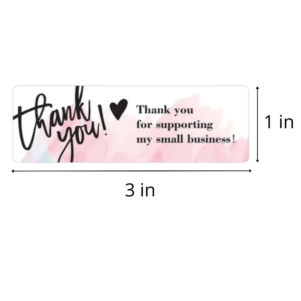 120 Thank You Stickers